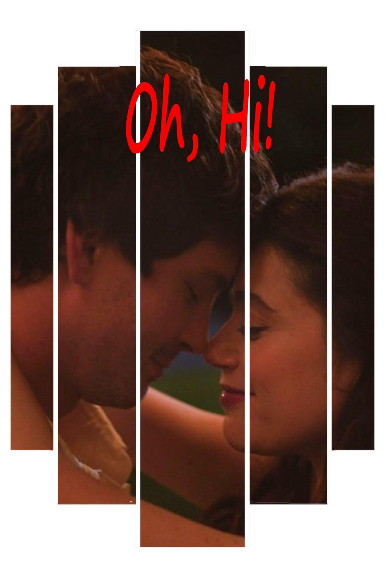 Oh Hi 2025 official movie poster featuring Molly Gordon and Logan Lerman