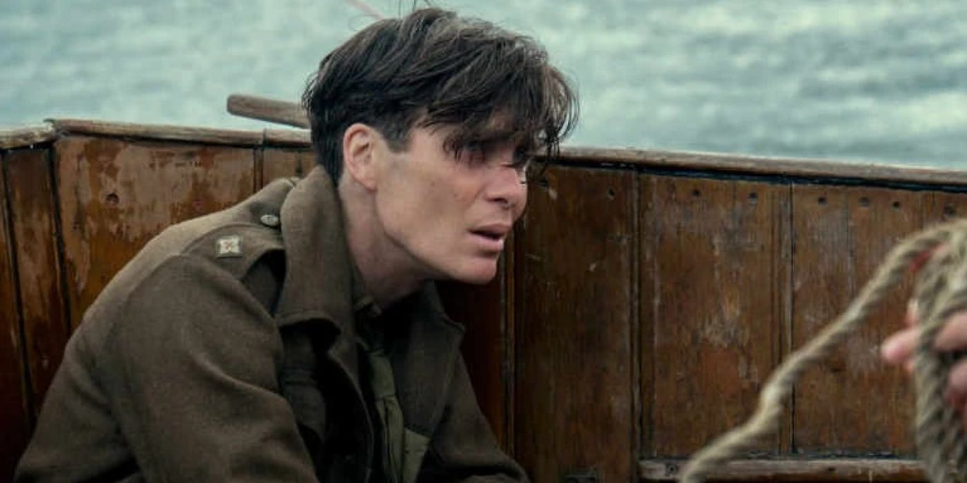 cillian murphy as a shivering soldier in dunkirk