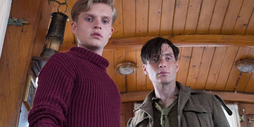 Tom Glynn-Carney and Cillian Murphy in Dunkirk