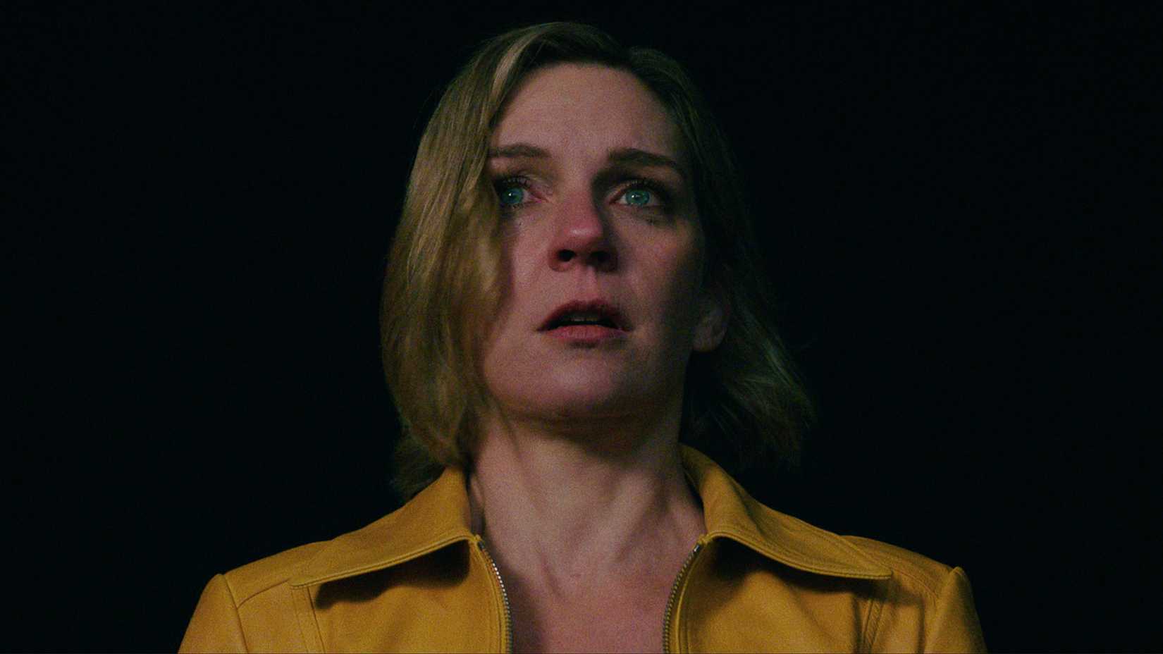 Carol looking upset and scared in Pluribus.