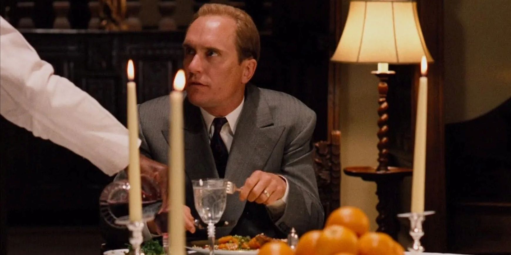 tom hagen eating at jack woltz s house in the godfather