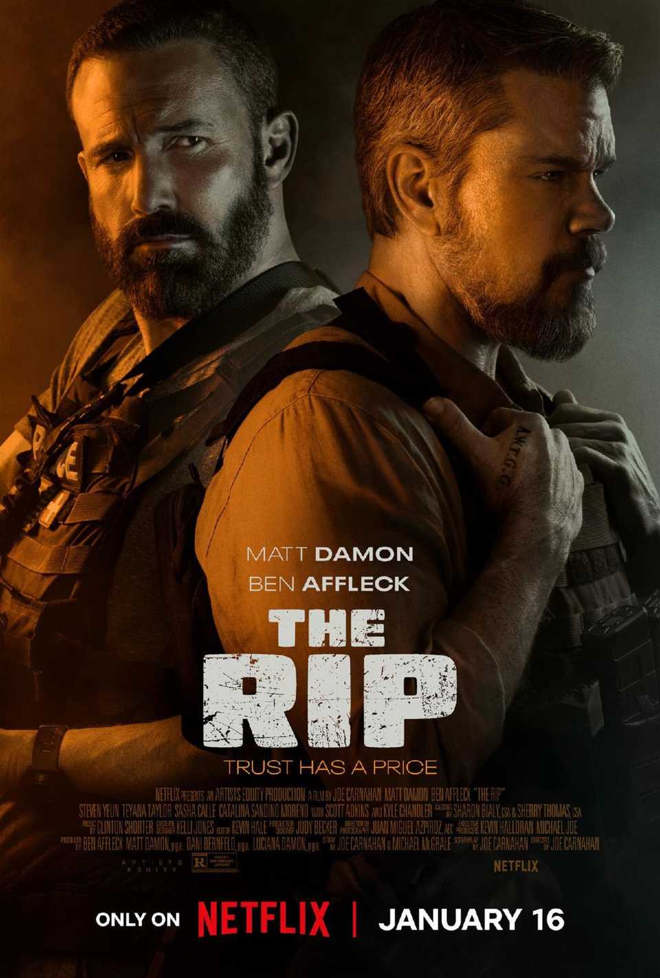 'The Rip' Trailer Features Matt Damon Fighting Ben Affleck in Netflix ...