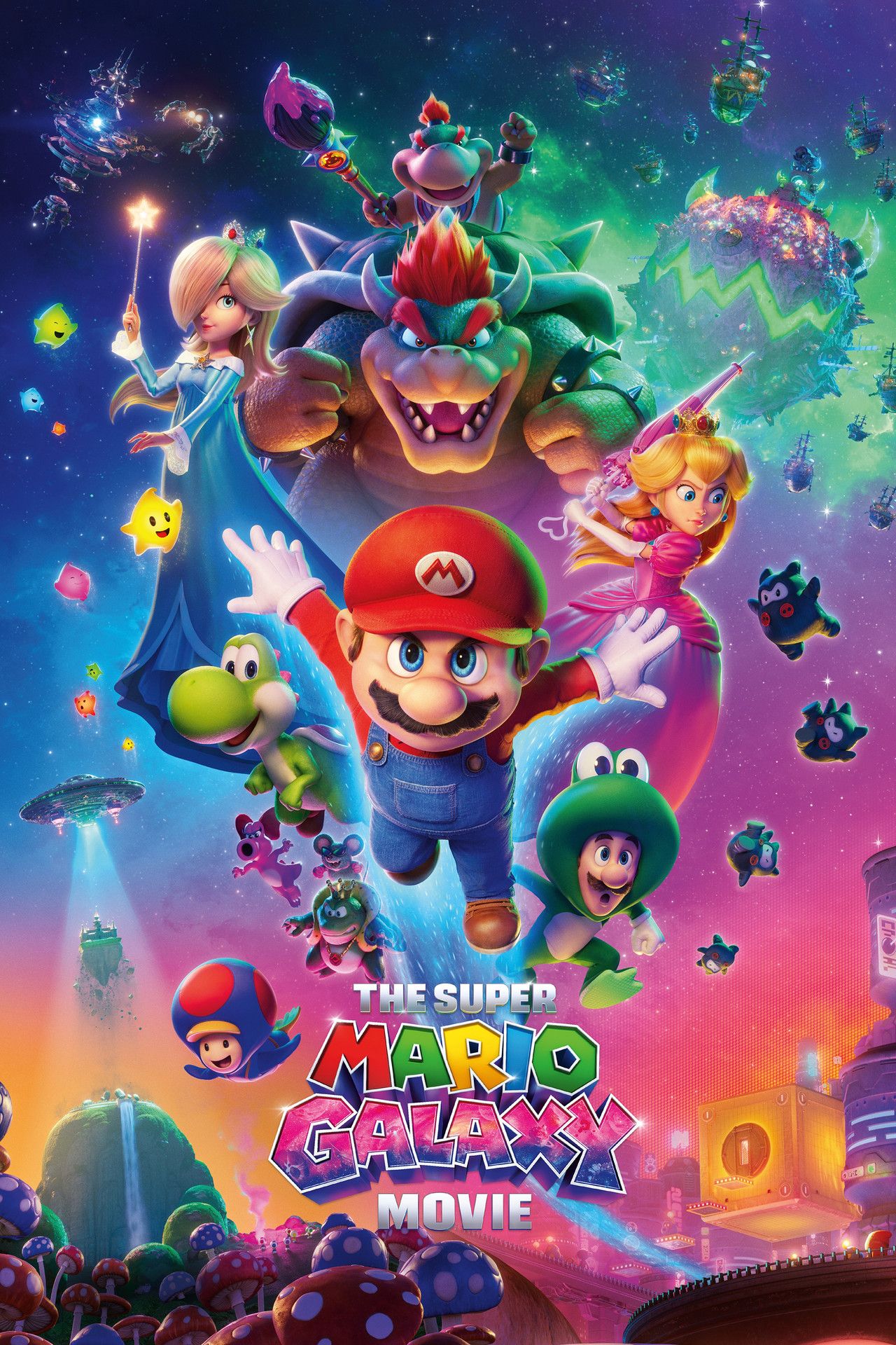 the super mario galaxy movie poster