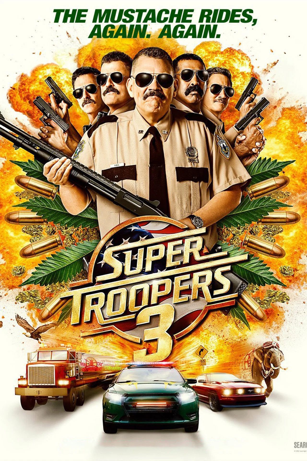 Poster oficial de Super Troopers 3