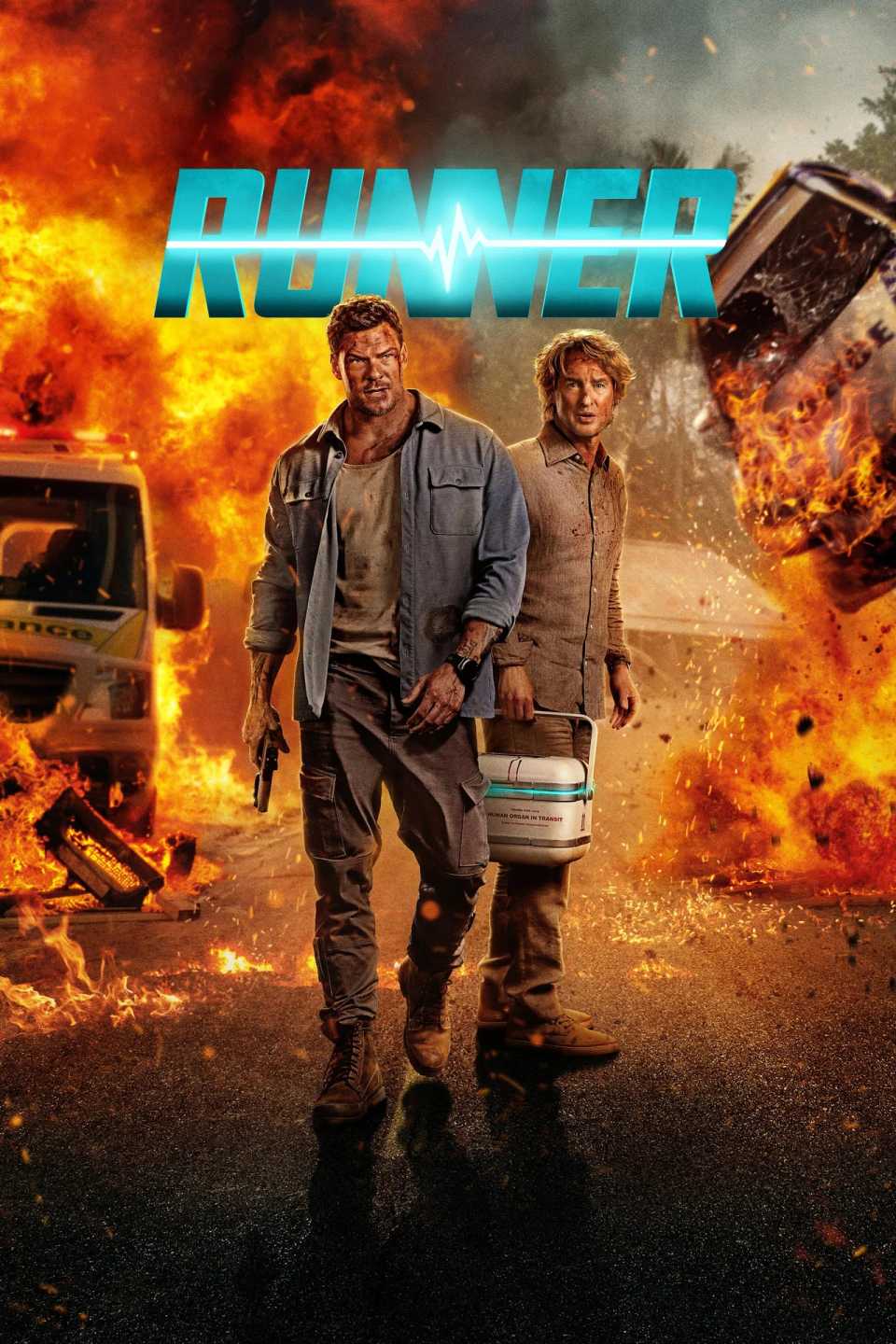 Runner 2026 movie poster starring Alan Ritchson and Owen Wilson