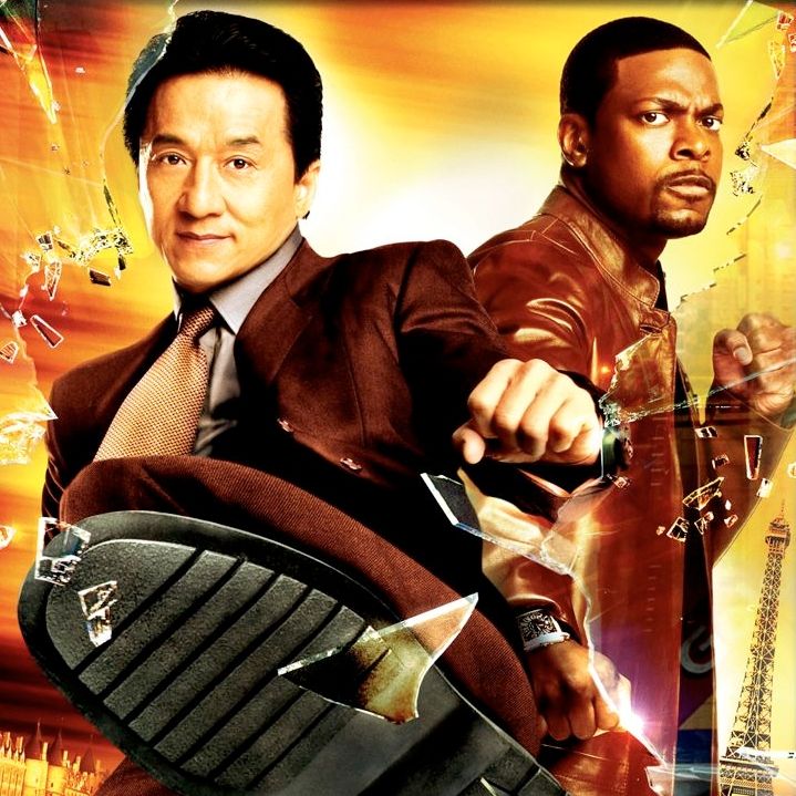 Jackie Chan e Chris Tucker em cena de De Volta Para o Paraíso